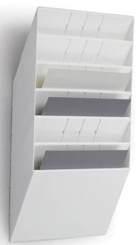 Wandfolderhouder A4 6 vak wit