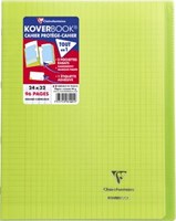 Clairefontaine schrift Koverbook voor A4+ 96 bladzijden kaft in PP seyès transparant-1