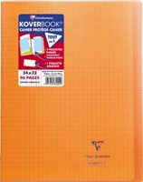 Clairefontaine schrift Koverbook voor A4+ 96 bladzijden kaft in PP seyès transparant-6