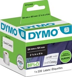 Dymo 99014 etiketten 101 x 54 mm
