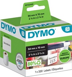 Dymo 99015 etiketten 70 x 54 mm