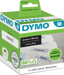 Dymo 99017 hangmapetiketten 50 x 12 mm