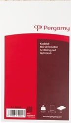 Pergamy kladblok 11,5 x 19,8 cm 200 vel effen