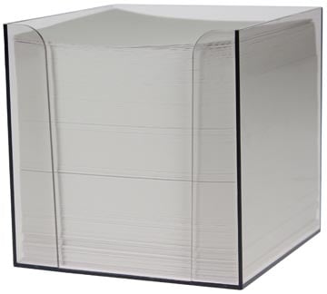 Memokubus witte blaadjes