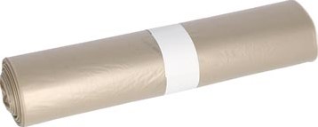 Vuilniszak 130- 140 liter transparant LDPE 10 stuks