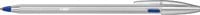 Bic balpen Cristal Re-new, zilveren lichaam, blauwe inkt, doos met 1 stuk en 2 navullingen-3