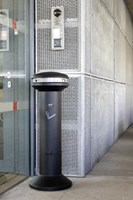 Rubbermaid peukenzuil Infinity 40 x 101 cm zwart-1