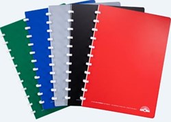 A4 notitieboek gelijnd geassorteerde kleuren Atoma Eco schrift