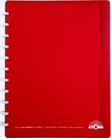 Atoma Eco  schrift A4 + 120 bladzijden gelijnd met 6 tabbladen en 5 showtassen assorti-2