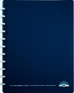 Schrift A4 Atoma Eco  + 120 bladzijden commercieel geruit met 6 tabbladen en 5 showtassen assorti-2