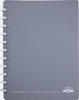 Schrift A4 Atoma Eco  + 120 bladzijden commercieel geruit met 6 tabbladen en 5 showtassen assorti-1