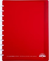 Schrift A4 Atoma Eco  + 120 bladzijden commercieel geruit met 6 tabbladen en 5 showtassen assorti-2