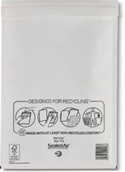 Mail Lite luchtkussenenveloppen wit F/3 220 x 330 mm doos van 50 stuks