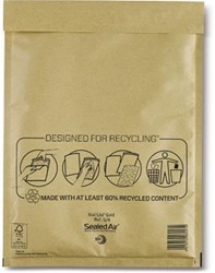 Mail Lite luchtkussenenveloppen goud G/4 240 x 330 mm doos van 50 stuks