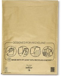Mail Lite luchtkussenenveloppen goud K/7 350 x 470 mm doos van 50 stuks