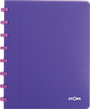 Notitieboek A5 Commercieel Geruit Geassorteerde Kleuren Atoma Trendy 16.5 x 21 cm-3