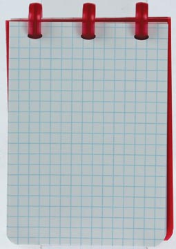 A7 Notitieboekje 7,4 x 10,5 cm Geruit Transparant Atoma Trendy 120 Bladzijden-3