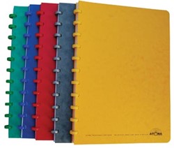 Notitieboek A4 Commercieel Geruit Geassorteerde Kleuren Atoma Patroonschrift 144 bladzijden