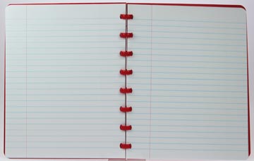 Notitieboek A4 formaat gelinieerd geassorteerde kleuren Atoma Patroonschrift 16,5 x 21 cm-2