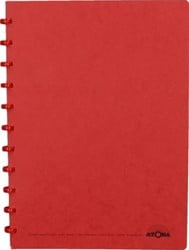 A4 notitieboek geruit rood Atoma schrift
