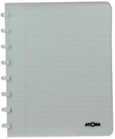 Notitieboek A5 gelinieerd 16,5 x 21 cm geassorteerde kleuren Atoma schriften-3