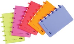 A6 Notitieboekje 10,5 x 14,8 cm Geruit Transparante PP Atoma Trendy 120 Bladzijden