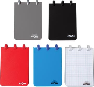 A7 Notitieboekje Geruit 5 mm Geassorteerde Kleuren Atoma