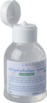 Alcohol handgel 70% met aloë vera fles van 100 ml