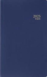 Dagagenda 2025 Brepols agenda Breform Seta 6-talig blauw