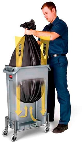 Afvalcontainer-Rubbermaid-Slim-Jim