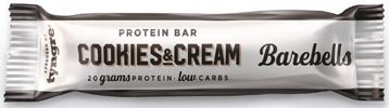 Barebells reep Original Cookies & Cream, 55 g, pak van 12 stuks