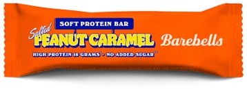 Barebells Soft Salted Peanut Caramel reep van 55 g pak van 12 stuks