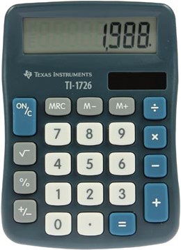 Texas bureaurekenmachine TI-1726