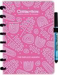 Correctbook Endless Agenda A5 uitwisbaar / herbruikbaar Blossom Pink (roze)