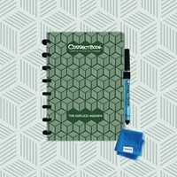 Correctbook Endless Agenda A5 uitwisbaar / herbruikbaar Forest Green (donkergroen)-3