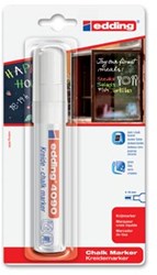 Edding Krijtmarker e-4090 wit op blister