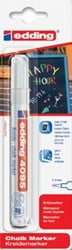 Edding Krijtmarker e-4095 wit 1 stuk op blister