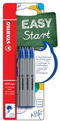 Stabilo vulling Easy Orginal fijn blauw blister met 6 stuks