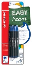 Stabilo vulling EasyOrginal medium blauw blister met 6 stuks