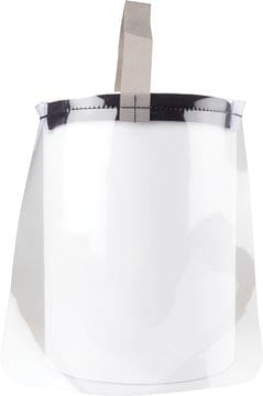 Spatmasker transparant voor gehele gezicht 25 x 25 cm-2