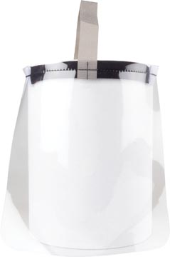 Spatmasker transparant voor gehele gezicht 25 x 25 cm-2