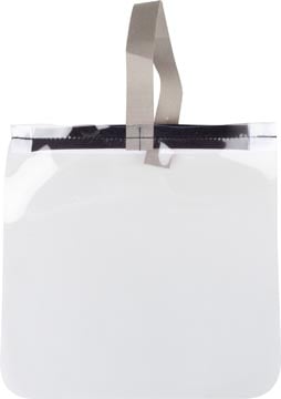 Spatmasker transparant voor gehele gezicht 25 x 25 cm