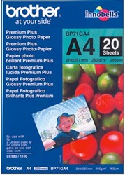 Brother photopaper A4 glossy A4 (210x297mm) 20sheet white 260gr