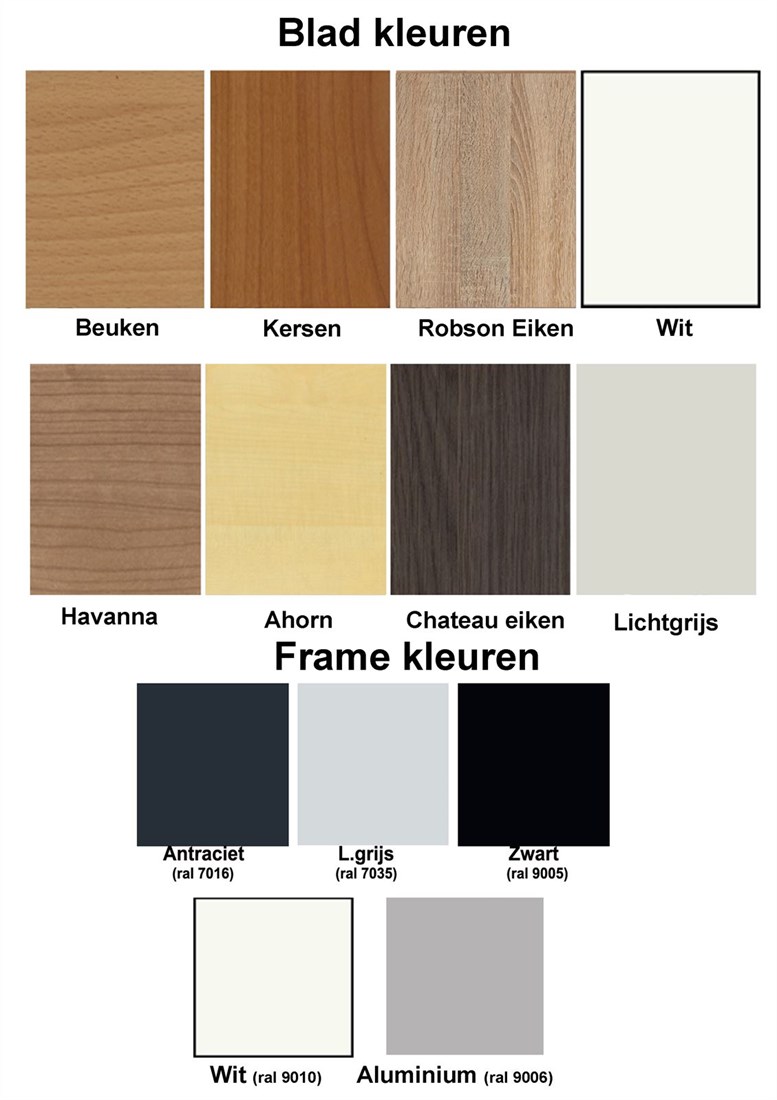 Kantinetafel 80x80cm Proline Basic Antraciet Antraciet Eiken