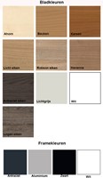 Blad en frame kleuren ladeblok