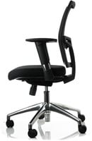 Comfortabele bureaustoel ProLine Go met netbespannen rugleuning-3