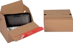 Eurobox verzendoos Colompac Size s binnenformaat 195 x 145 x 90 mm bruin