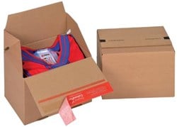 Eurobox verzendoos Colompac Size s binnenformaat 195 x 145 x 140 mm bruin