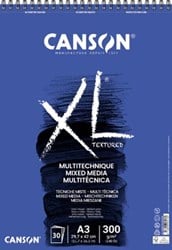 Aquarelblok Canson  XL Mix Media  A3 300gr 30vel spiraal