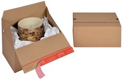 Eurobox verzendoos Colompac Size m binnenformaat 294 x 194 x 137 mm bruin